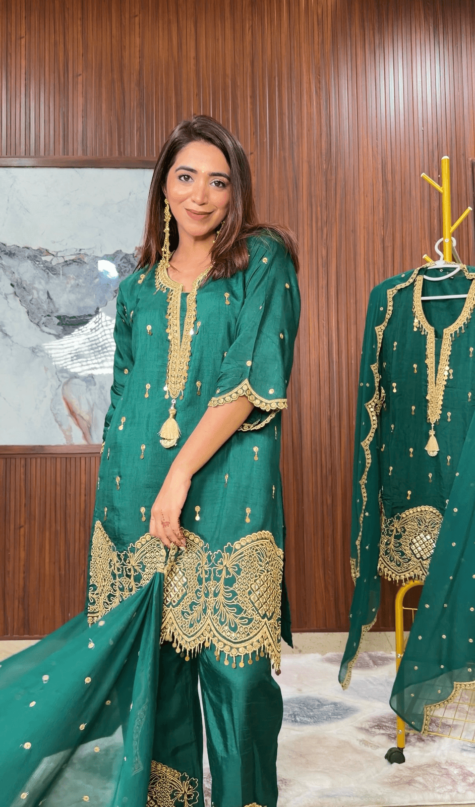 ✨ Zareen Emerald Suit Set ✨
