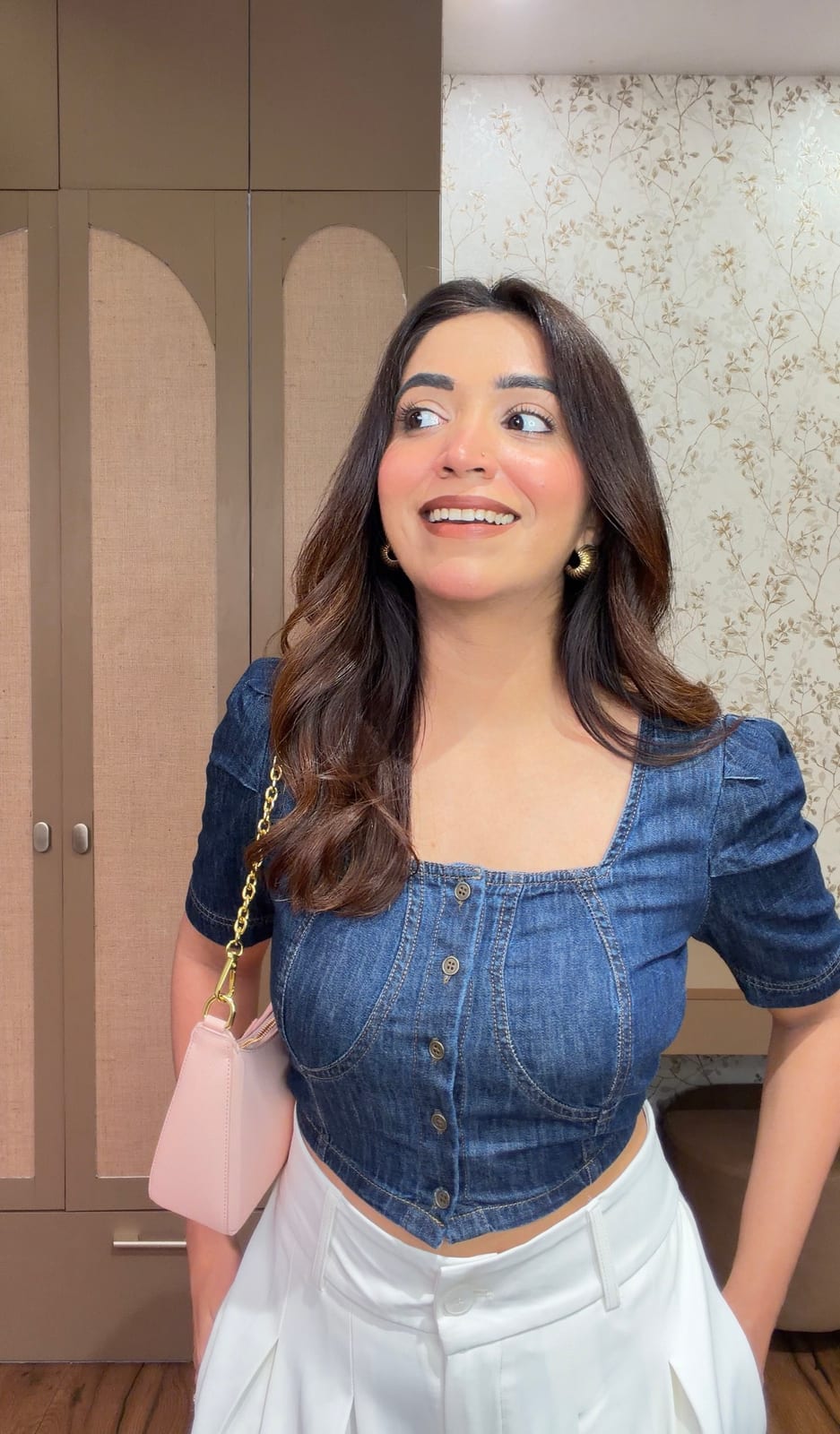 Celine Denim Corset Top image 3