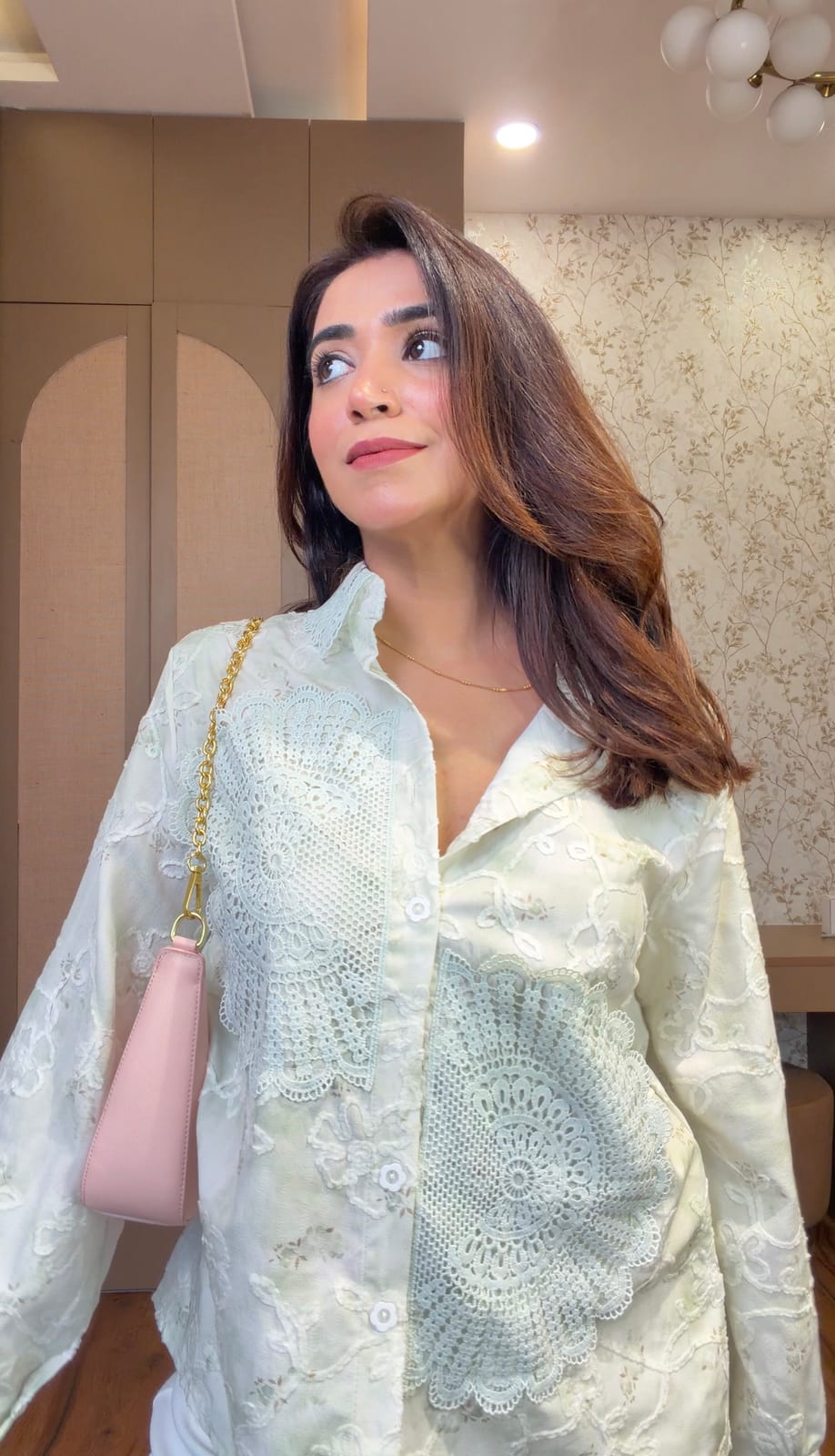 Garden Mist Embroidered Shirt