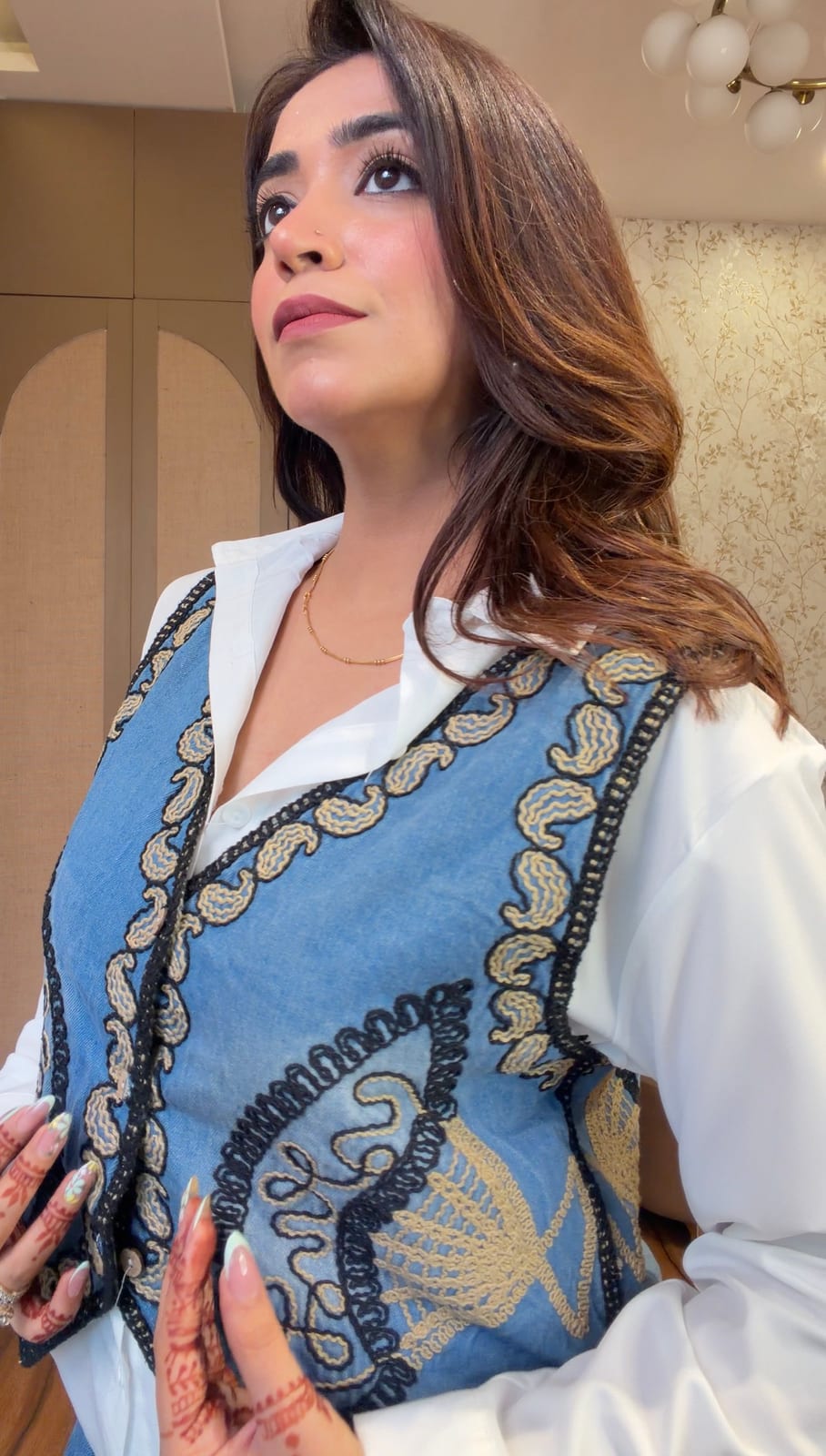 Ocean Luxe Printed Vest Shirt image 2