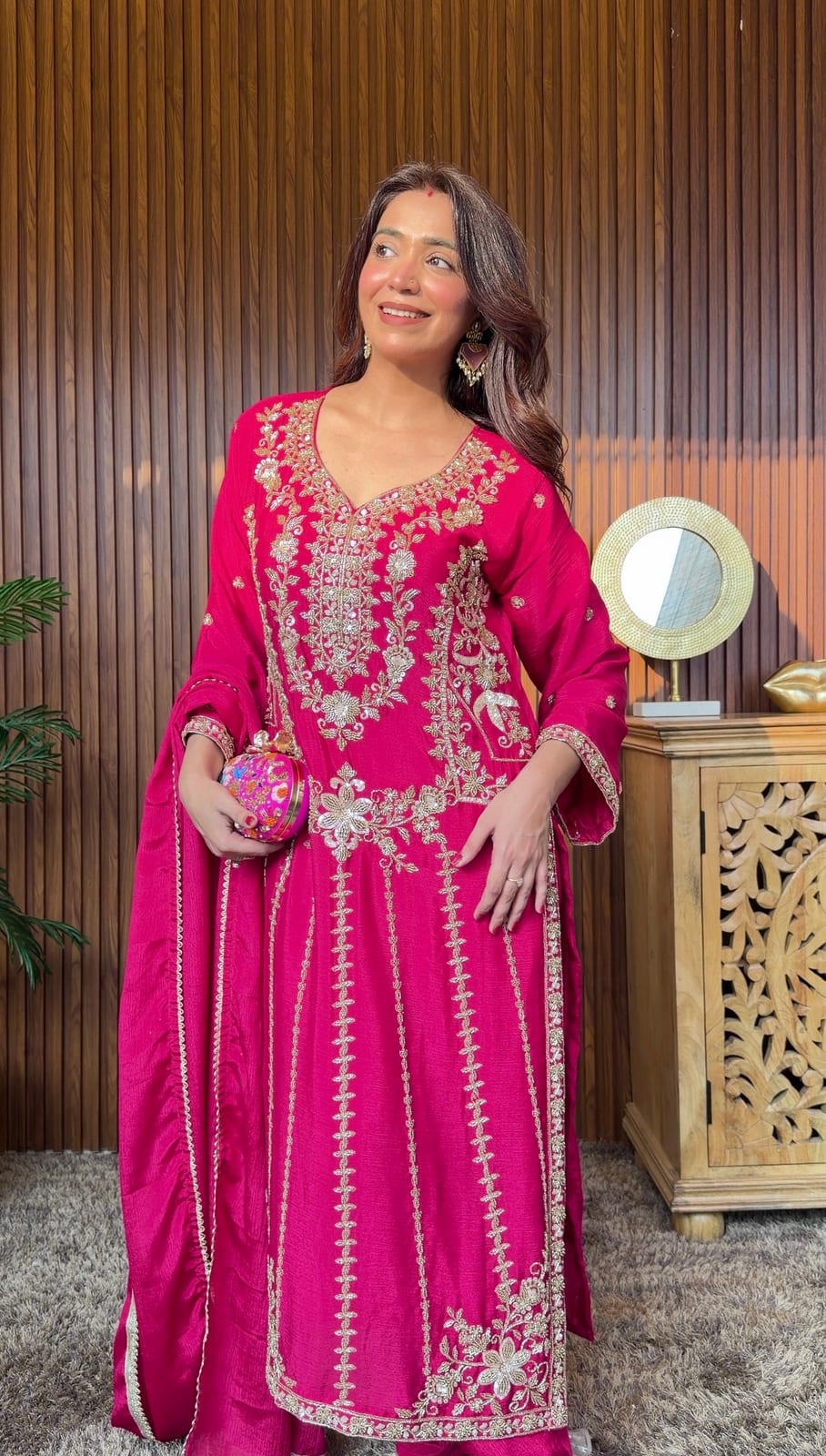 Saaj — Embroidered Anarkali Set