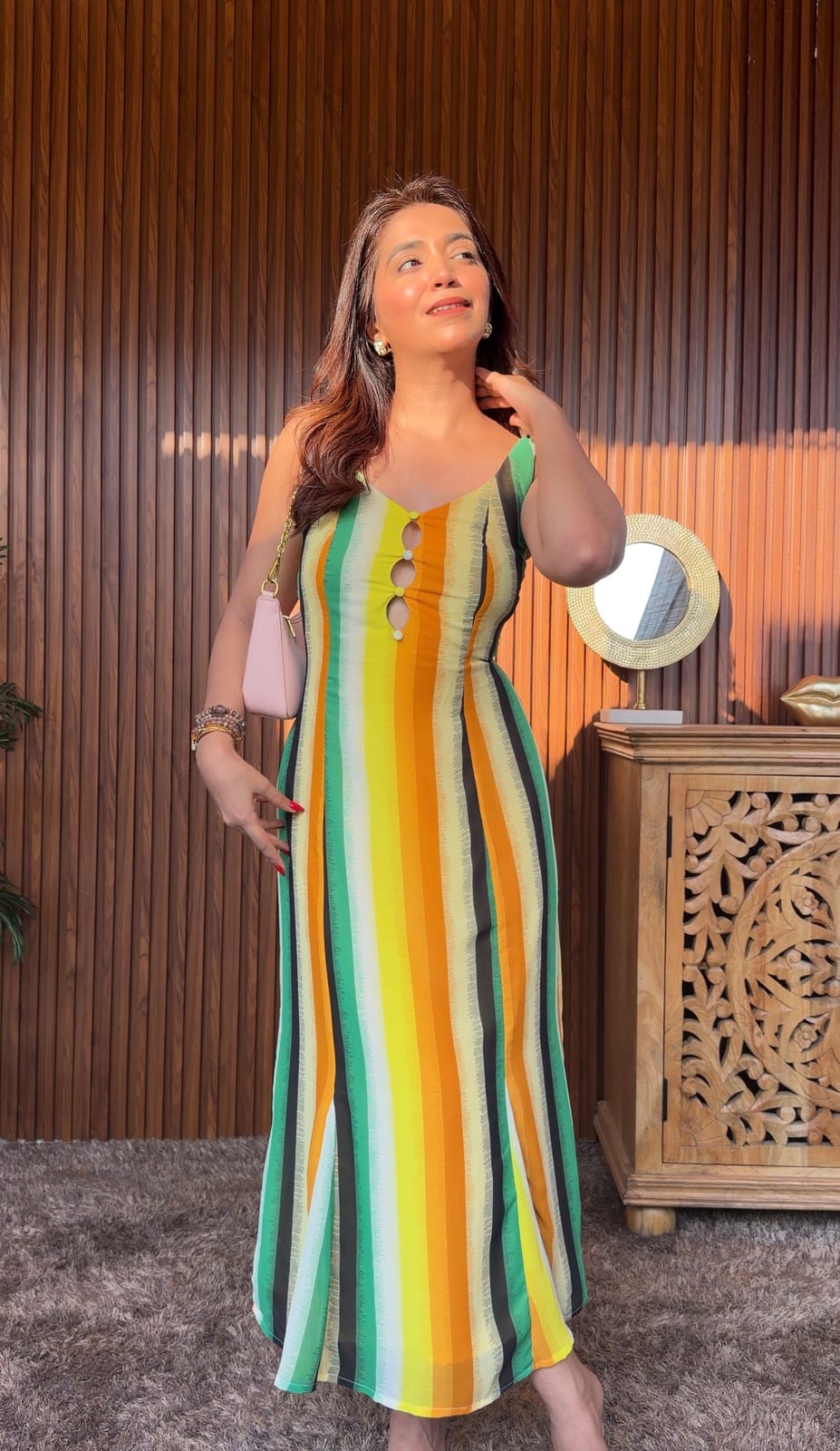 Soleil Striped Dress